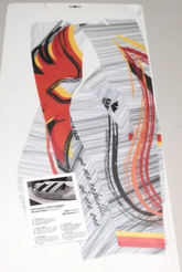 Ensemble autocollant par choc avant KR1-2-3