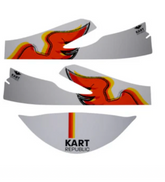 Ensemble autocollant par choc avant KR4